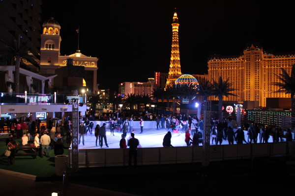 fot. sztuczne lodowisko w Las Vegas/GK