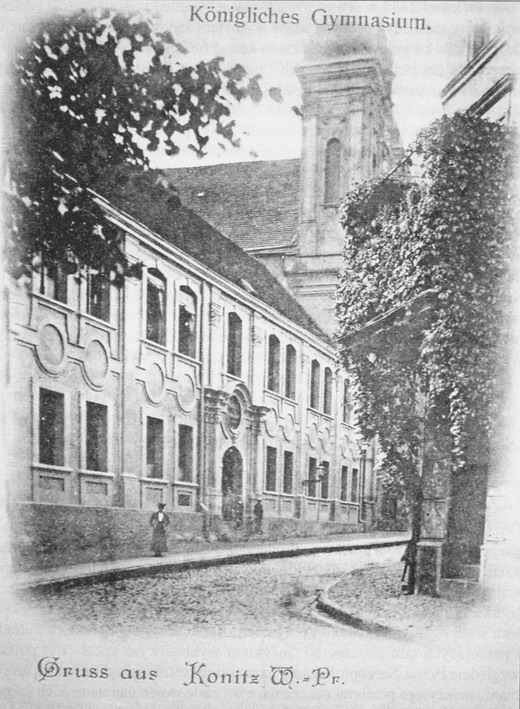 Budynek kolegium jezuickiego, następnie Katolickiego Gimnazjum w Chojnicach.