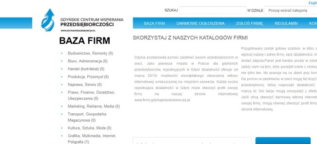 fot. Screen strony Gdynia Przedsiębiorcza
