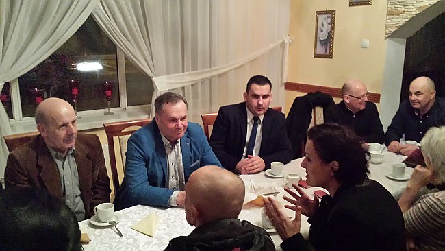 Spotkanie prezes Barbary Sadowskiej z przedstawicielami lokalnego biznesu.